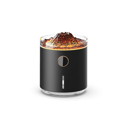 Volcanic lava colorful atmosphere light flame humidifier