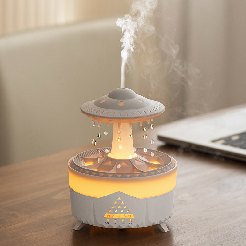 Water drop aroma diffuser humidifier household large mist volume silent essential oil diffuser