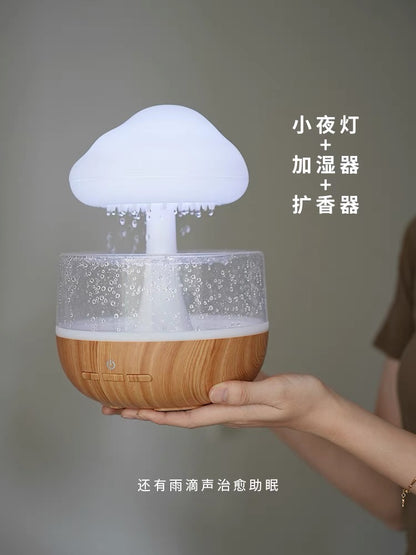 Yun Duo Rain Humidifier Sleep Aid Night Light